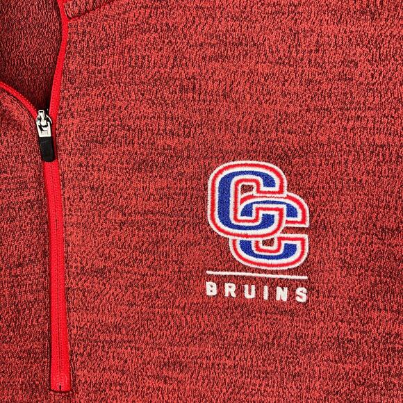 Coastal Carolina Sweater Mens M Nike 1/2 Zip Top Pullover Dri Fit Bruins College - Picture 3 of 9